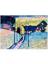 Kandinsky Kış Manzarası - Art Print